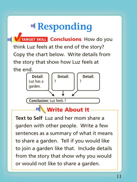 Lesson 7:Luz and the Garden