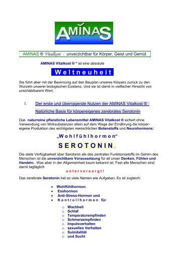 Text von Rolf Ehlers zu Aminas-Vitalkost aus dem Jahr 2007 - Psiram