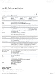 iMac G5 - Technical Specifications