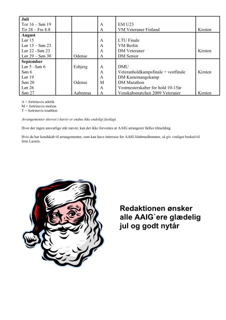 AAIG â atletik, tri & motion âorganisationâ - Ove SchneiderÂ´s lÃ¸beside