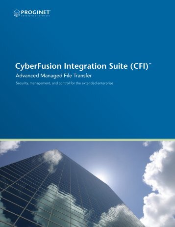 CyberFusion Integration Suite (CFI)â¢ - Envision Software GmbH