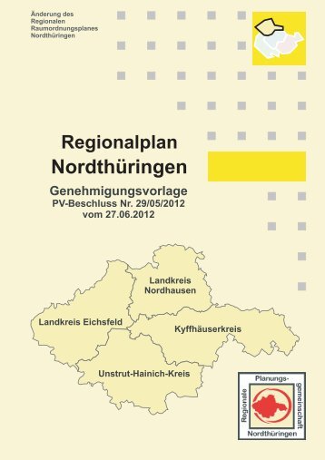 Nordthüringen Regionalplan -  Neue Nordhäuser Zeitung