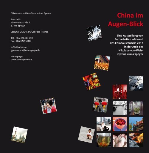 China im Augen-Blick - Nikolaus-von-Weis-Gymnasium