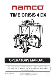 Time Crisis 4 DX Manual Issue 2 - Namco