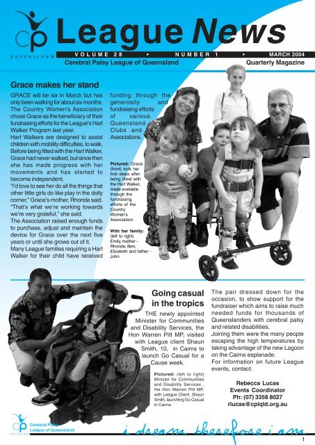 League News Layout1 - Cerebral Palsy League