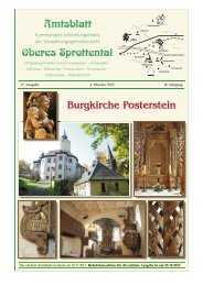 Amtsblatt Oberes Sprottental vom Oktober 2012 - in Nöbdenitz!