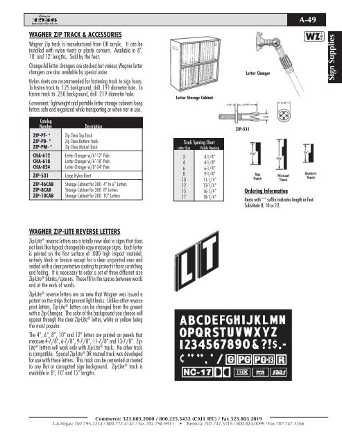 Section A - Sign Supplies - Home | Interstate Electric Corporation