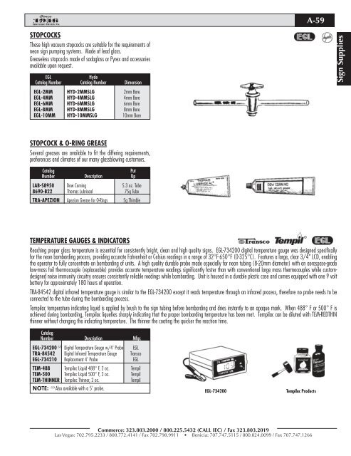 Section A - Sign Supplies - Home | Interstate Electric Corporation