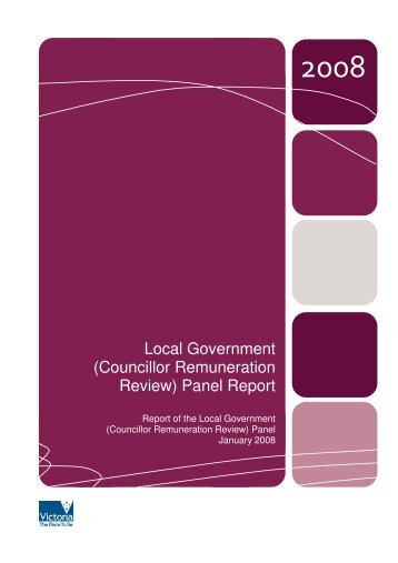 Councillor Remuneration Review - Victorian Local Governance ...