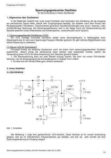 Handout - Projektlabor