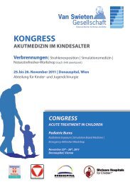 KONGRESS - Van Swieten Gesellschaft