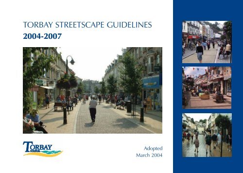 TORBAY STREETSCAPE GUIDELINES 2004-2007 - Torbay Council