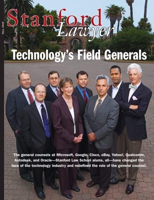 Issue 73 - Stanford Lawyer - Stanford University