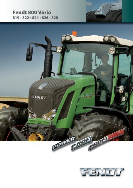 Fendt 800 Vario 819 - 828 - Kakkis Agrifuture Products LTD