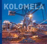 KUMBA IRON ORE - Words' Worth