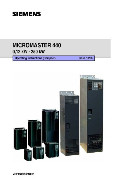 MICROMASTER 440 - Siemens AS