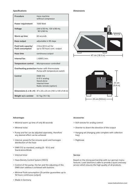 Data sheet Unique 2.1.pdf - LOOK Solutions