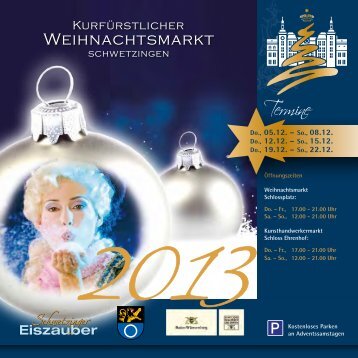 Weihnachtsmarkt Flyer 2013.pdf - Schwetzingen