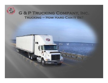 G & P Trucking Company, Inc.