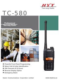 TC-580 PDF - Hytera America, Inc.