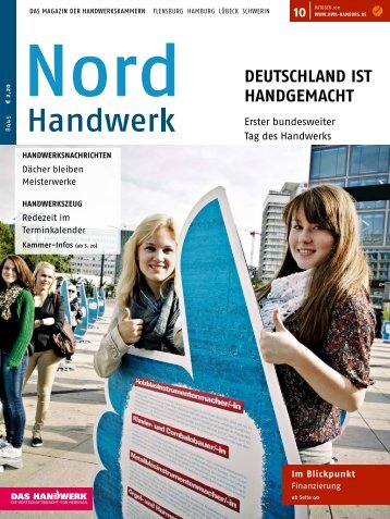 10 deutscHland ist HandgemacHt - Nord-Handwerk