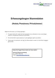 Erfassungsbogen Stammdaten (Hotels ... - Norden - Norddeich