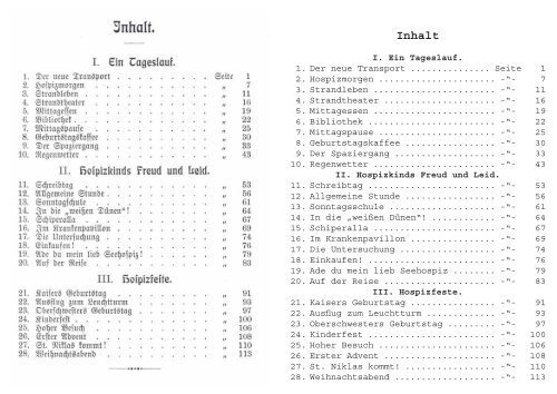 Kinderleben - Bilder aus dem Seehospiz 1904 - Chronik der Insel ...