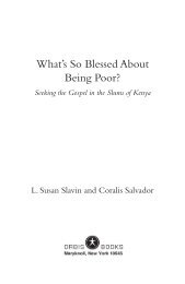 What's So Blessed About Being Poor? - Orbis Books