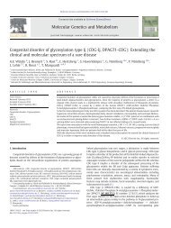 Congenital disorder of glycosylation type Ij (CDG-Ij, DPAGT1-CDG ...