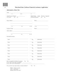 Financial Assistance Form