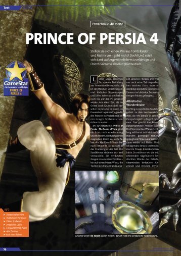 PRINCE OF PERSIA 4 - GameStar