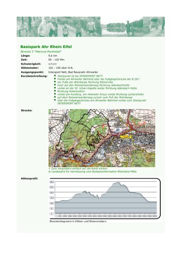Strecke als PDF-Datei - Nordic Fitness Park Ahr Rhein Eifel