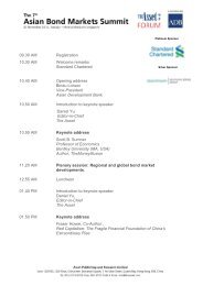 09.30 AM Registration 10.30 AM Welcome remarks ... - The Asset