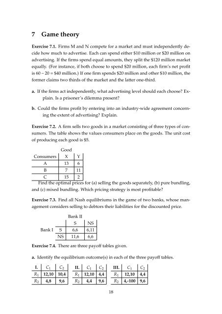 Problem sets for Microeconomics II [110051-0471]