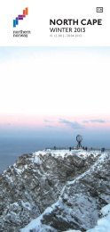 WELCOME TO HONNINGSVÅG AND NORTH CAPE ... - Nord-Norge