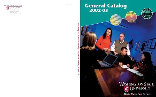 General Catalog - The Washington State University Catalog