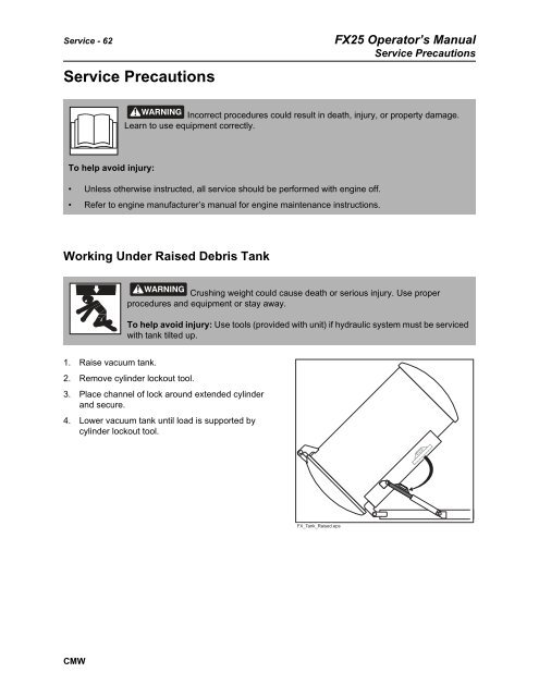 FX25 Operator's Manual - Ditch Witch