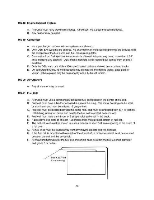 Official Rule Book - Lucas Oil Regional Off Road Racing