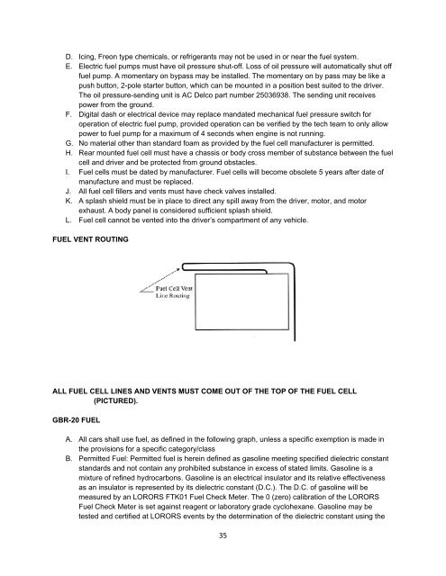 Official Rule Book - Lucas Oil Regional Off Road Racing