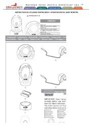 instructiuni de utilizare pentru brevi - interfon digital ... - Bebelusul tau