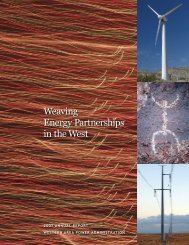 2007 Annual Report (PDF 3.8 MB) - Western Area Power ...