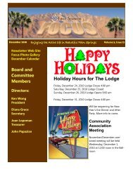 December 2010 - Newsletter Website