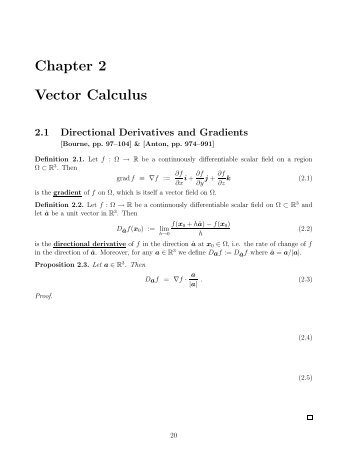 Chapter 2: Vector Calculus (pdf)