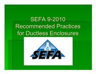 Ductless HoodsâSEFA 9