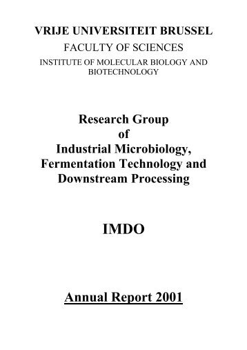 Division of Industrial Microbiology and Downstream Processing