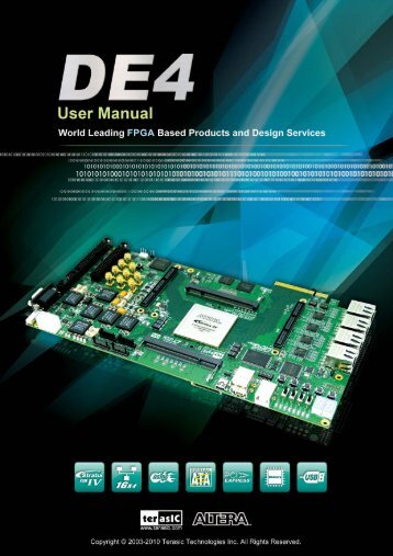 DE2 Development and Education Board User Manual