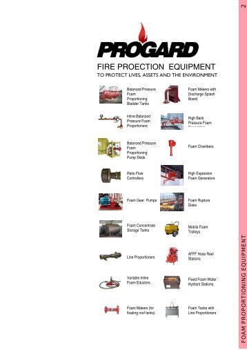 progard foam proportioning equipment