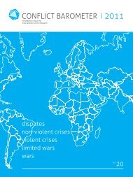 Conflict Barometer