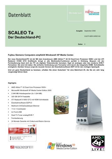 SCALEO Ta Der Deutschland-PC - Notebooksbilliger.de