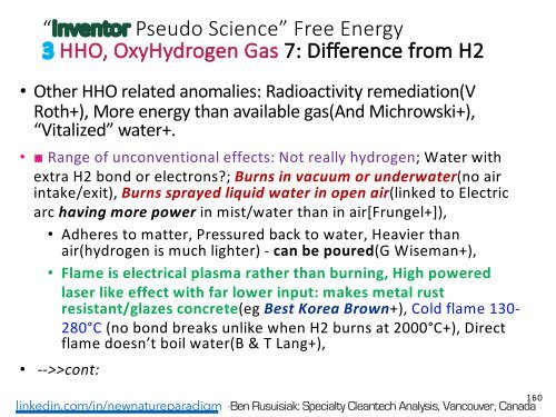 Kald Fusjon, Tesla, Skalar Bølge, Torsjon Felt, «Gratis Energi»…  = Alle Søppelvitenskap? (Norsk Oppsummering) / Cold Fusion, Tesla, Free Energy = Pseudo Science?